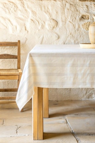 Nappe antitache Abeillé - Ecru