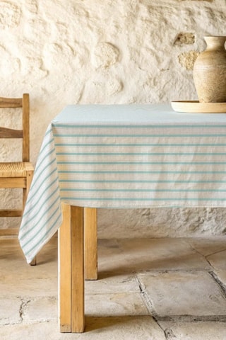 Toalha de mesa antinódoas Almanzor - Turquesa