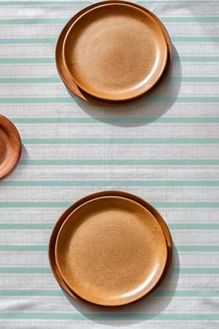 Toalha de mesa antinódoas Almanzor - Turquesa