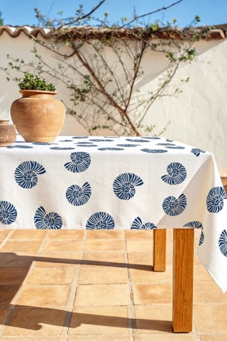 Toalha de mesa antinódoas Dumala - Azul-marinho