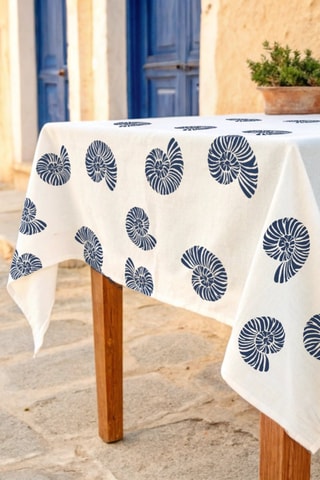 Toalha de mesa antinódoas Dumala - Azul-marinho