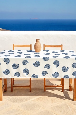 Toalha de mesa antinódoas Dumala - Azul-marinho