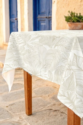 Toalha de mesa antinódoas Sagra - Branco