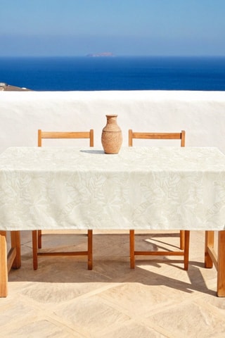 Toalha de mesa antinódoas Sagra - Branco