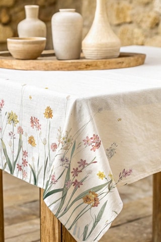 Toalha de mesa antinódoas Teyo - Branco