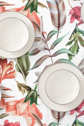 Toalha de mesa anti-nódoas Branco