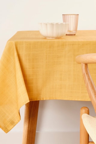 Toalha de mesa anti-nódoas Mostaza - Amarelo