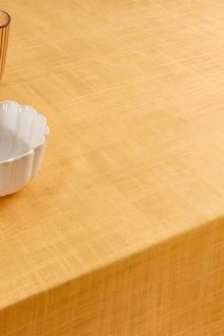 Toalha de mesa anti-nódoas Mostaza - Amarelo