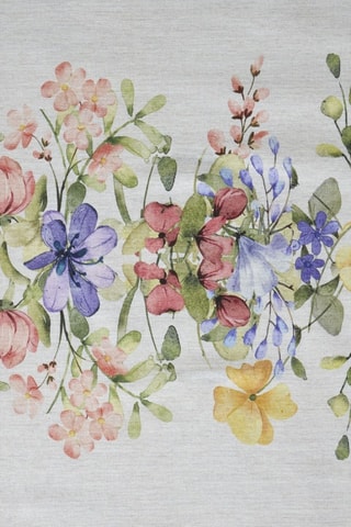 Toalha de mesa antinódoas Flowers - Branco