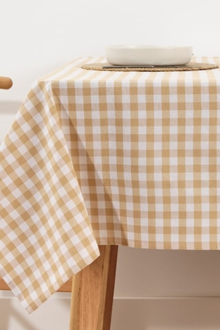 Nappe antitache Vichy - Beige