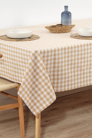 Nappe antitache Vichy - Beige