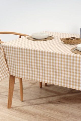 Nappe antitache Vichy - Beige