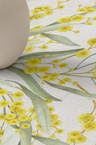 Toalha de mesa retangular antinódoas - Amarelo