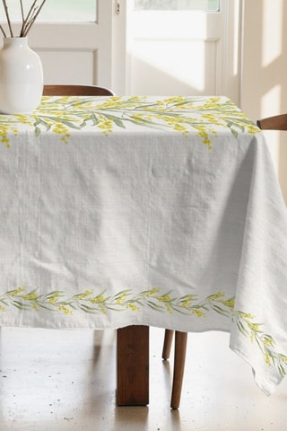 Toalha de mesa retangular antinódoas - Amarelo