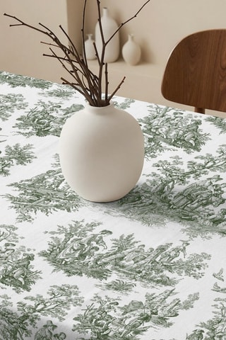 Toalha de mesa retangular antinódoas - Verde