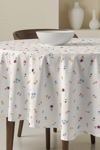 Nappe ronde antitache - Blanc