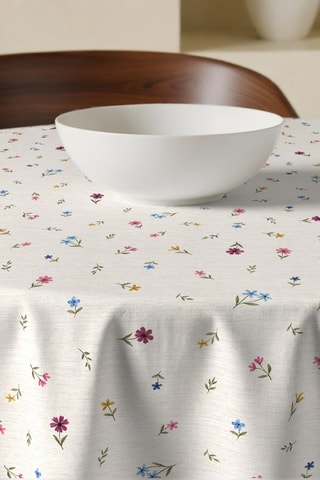 Nappe ronde antitache - Blanc