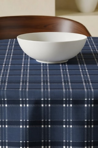 Nappe ronde antitache - Bleu marine