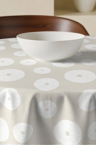 Nappe ronde antitache - Beige
