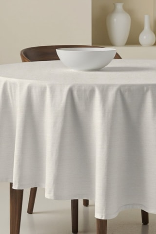 Nappe ronde antitache - Beige