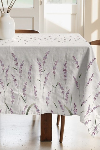 Toalha de mesa retangular antinódoas - Violeta