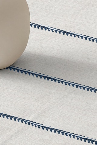Nappe antitache - Beige et bleu marine
