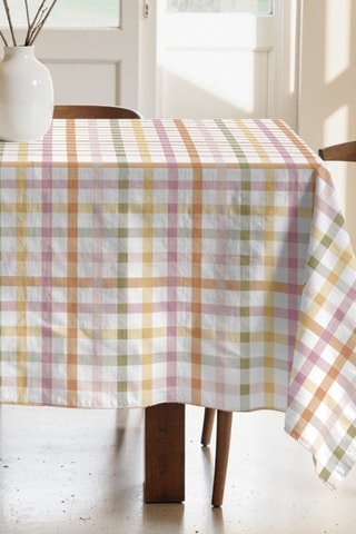 Toalha de mesa quadrada antinódoas - Branco