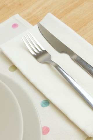 2 sets de table en coton biologique - 35 x 50 cm