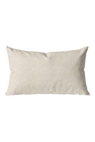 Housse de coussin - Beige chiné - 30 x 50 cm