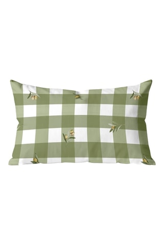 Housse de coussin - Vert olive - 30 x 50 cm