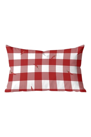 Housse de coussin - Rouge - 30 x 50 cm