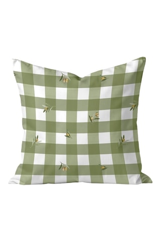 Housse de coussin - Vert olive - 50 x 50 cm