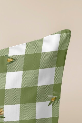 Housse de coussin - Vert olive - 50 x 50 cm