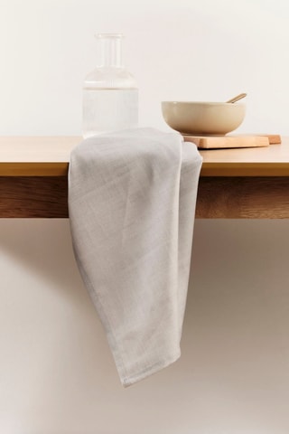 2 strofinacci in cotone bio - Grigio