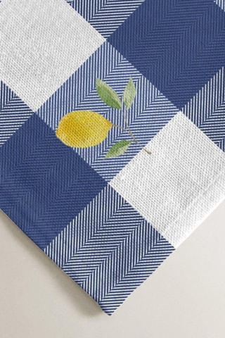 2 torchons - Bleu foncé
