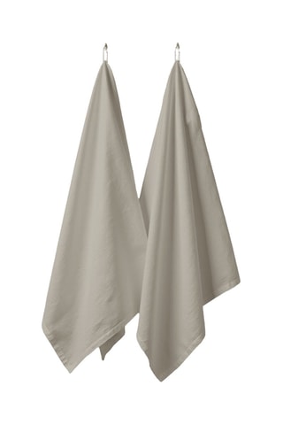 2 torchons de cuisine - Beige