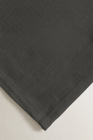 4 serviettes de table - Gris foncé