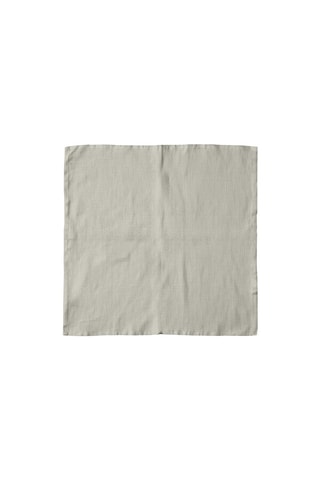 4 serviettes de table - Gris clair