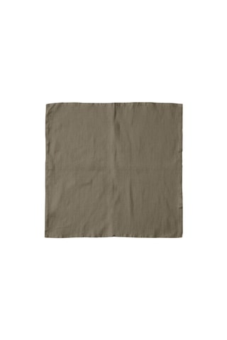 4 serviettes de table - Marron