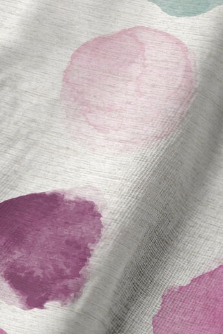 4 serviettes de table - Blanc et violet