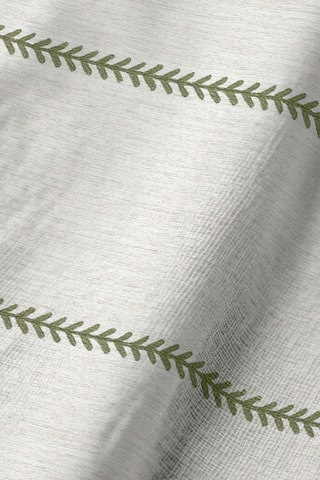 4 serviettes de table - Kaki et beige