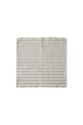4 serviettes de table - Beige et bleu cobalt