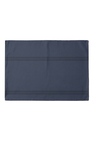 2 serviettes de table antitache - Bleu marine