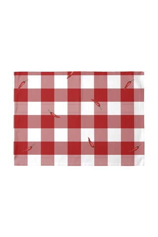 2 serviettes de table antitache - Rouge
