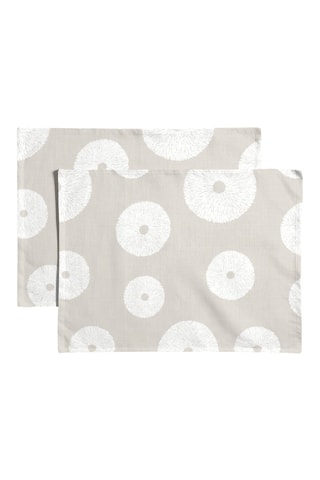 2 serviettes de table antitache - Beige
