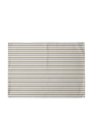2 serviettes de table antitache - Beige et gris