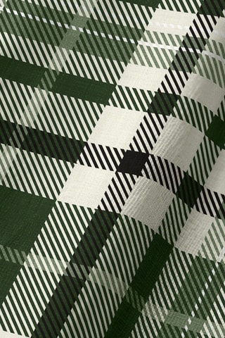 2 serviettes de table antitache - Blanc et vert