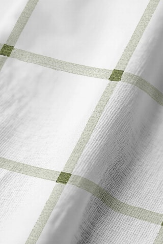 2 serviettes de table antitache - Blanc et vert