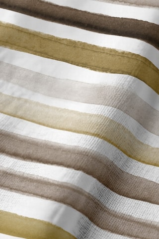 2 serviettes de table antitache - Blanc et marron