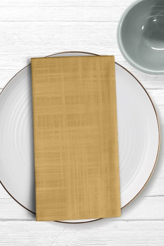 2 serviettes de table Mostaza - Jaune